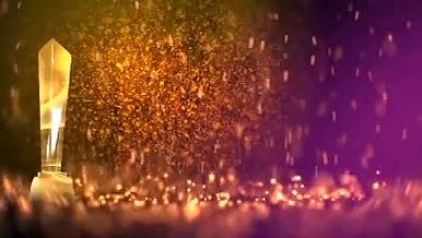 震撼火焰金色粒子企业颁奖年会开场AE模板视频的预览图